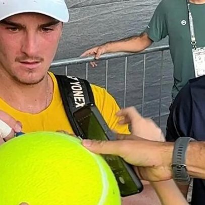 Torcida impulsiona volta de João Fonseca no Rio Open, vídeo