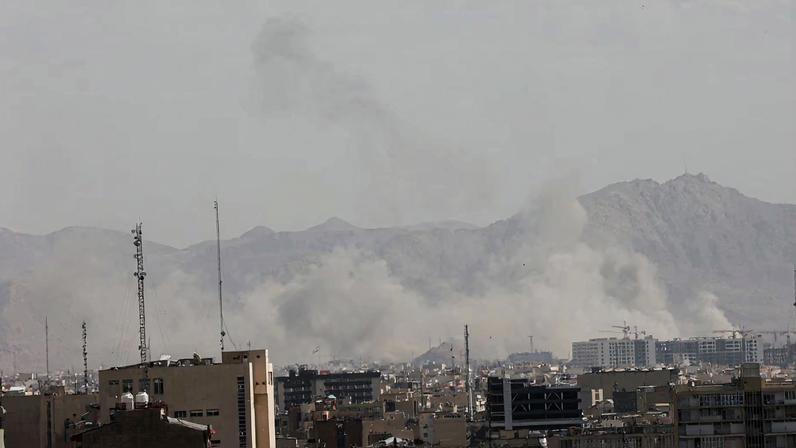 Smoke rises following an explosion, after Israel and the U.S. launched strikes on Iran, in Tehran, Iran, February 28, 2026. Majid Asgaripour/WANA (West Asia News Agency) via REUTERS