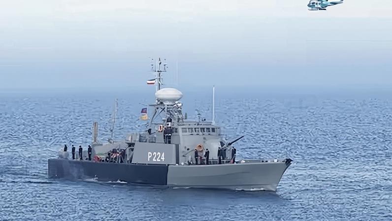 Imagen de archivo de un buque de la Armada de Irán.