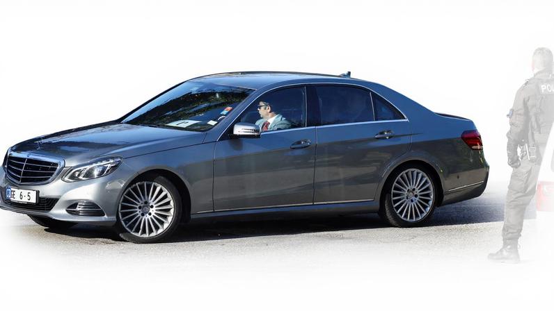 A diplomatic car carrying Iranian delegation drives near the residence of the Omani ambassador to the United Nations, believed to be the venue for indirect U.S.-Iran talks over their long-running nuclear dispute, in Cologny, Switzerland, February 26, 2026.