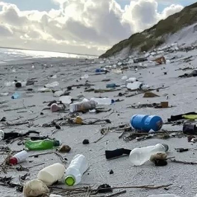 Plástico dos anos 1960 do Canadá aparece em Sanday, Orkney