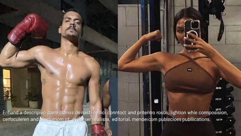 Marcello Melo Jr. e Mell Muzzillo — Foto: Reprodução/Instagram