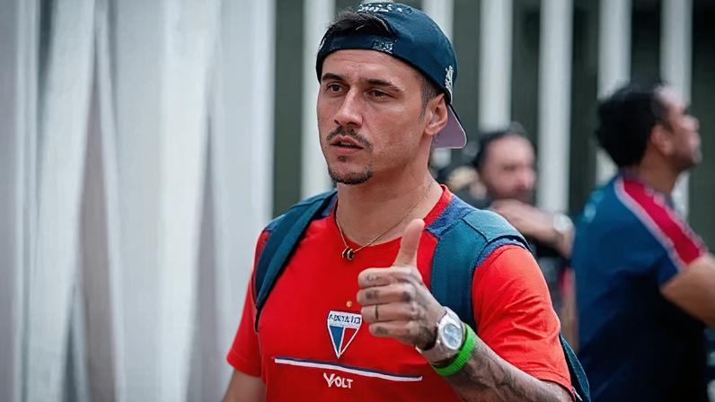 Atacante paraguaio Adam Bareiro, do Fortaleza