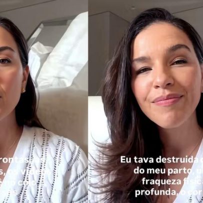 Mariana Rios planejou ficar serena após parto, mas afirma ter ficado destruída
