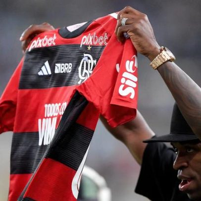 Flamengo apoia Vini Jr após acusação de racismo na Champions
