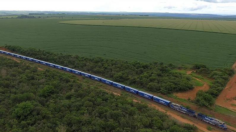 Composição de trem da Rumo