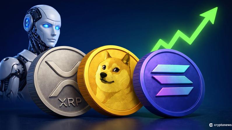 Leading AI Claude Predicts the Price of XRP, Solana and Dogecoin By the End of 2026