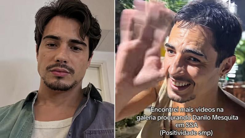 Danilo Mesquita viralizou no Carnaval — Foto: Reprodução Tik Tok