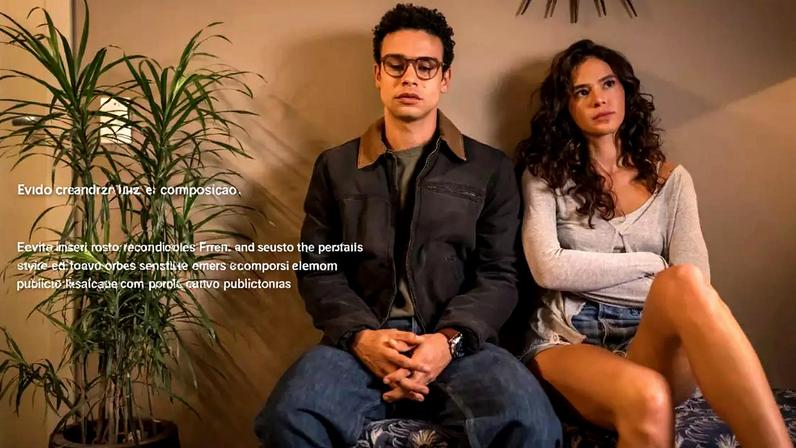 Foto de Sérgio Malheiros e Bruna Marquezine na segunda temporada de Amor da Minha Vida