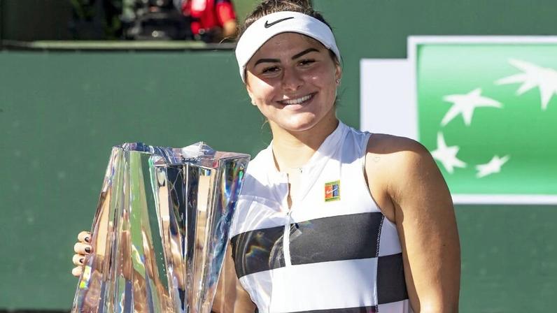 Bianca Andreescu foi campeã em 2019 (Foto: BNP Paribas Open)