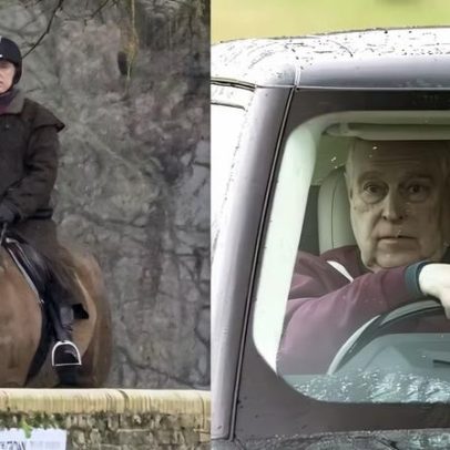 Ex-príncipe Andrew faz última cavalgada no Castelo de Windsor antes de ser despejado