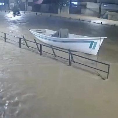 Chuvas no Sudeste atingem litoral fluminense com ao menos uma morte