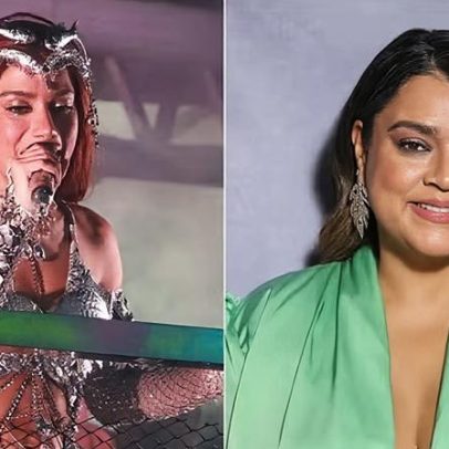 Anitta presta homenagem a Preta Gil em trio elétrico em Salvador
