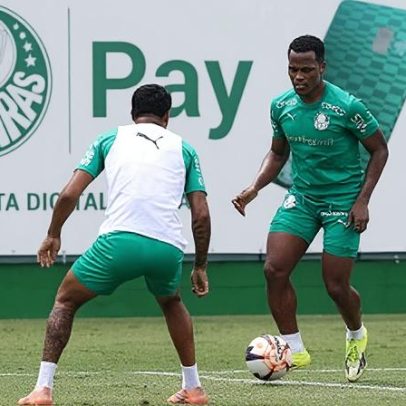 Arias treina com elenco do Palmeiras e vira opção para a semi do Paulistão