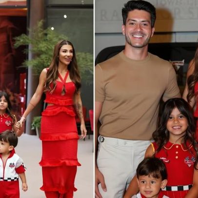 Arthur Aguiar comemora 2º aniversário do filho com buffet temático de Carros