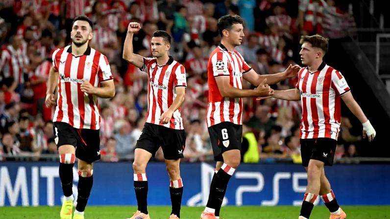 Athletic Bilbao venceu Qarabag de virada na Champions League (Foto: ANDER GILLENEA / AFP)