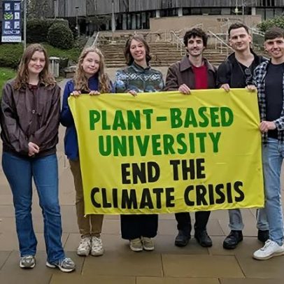 Estudantes votam por cardápios à base de plantas na universidade