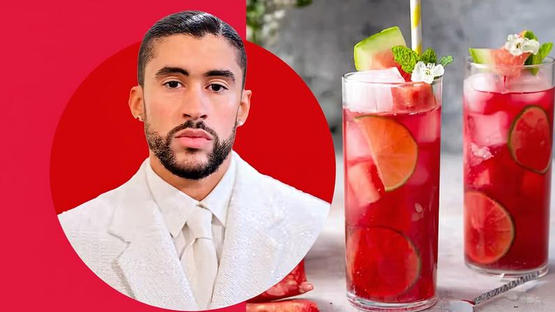 Turnê de Bad Bunny no Brasil tem drinks exclusivos — Foto: IMDB e FreePik