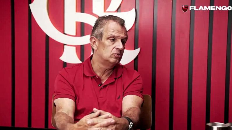Luiz Eduardo Baptista (BAP) é o presidente do Flamengo (Foto: Reprodução/Flamengo TV)