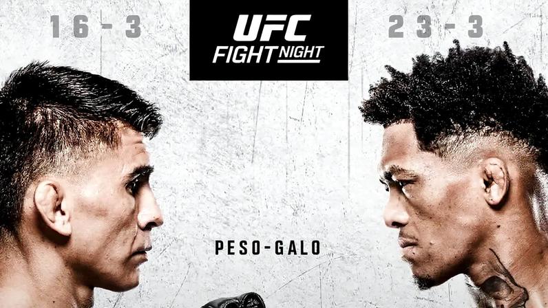 Vinicius Oliveira fará luta principal de evento do UFC (Reprodução Twitter UFC Brasil)