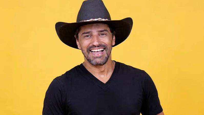 Alberto Cowboy, do BBB 26 — Foto: Manoella Mello/Globo