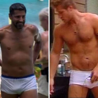 BBB 26: Alberto Cowboy veste sunga branca e fãs relembram briga icônica