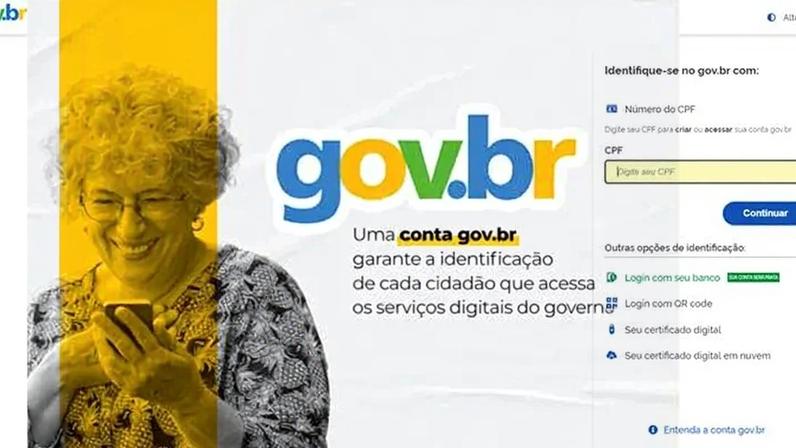 Conta gov.br — Foto: Reprodução/Banco Central