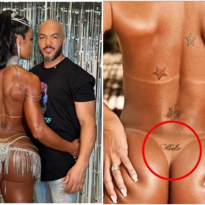 Gracyanne Barbosa explica demora para remover tatuagem íntima e Belo apagar
