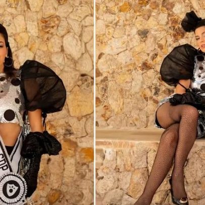 Emanuelle Araújo encanta como musa do Cordão da Bola Preta