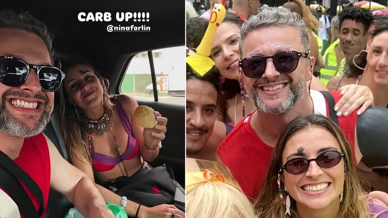 Lucas Lima e Nina Forlin — Foto: Reprodução/Instagram