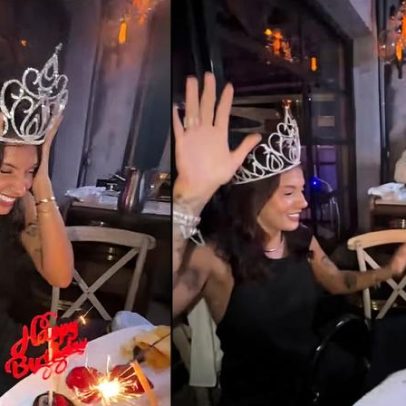 Ana Castela comemora 5 anos de carreira em noite com amigos nos EUA