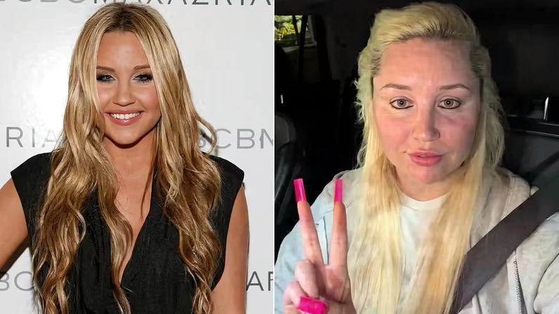 Amanda Bynes em Hollywood e atualmente — Foto: Getty Images e Reprodução/Instagram