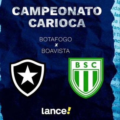 Botafogo x Boavista pela Taça Rio: horário, transmissão e prováveis escalações