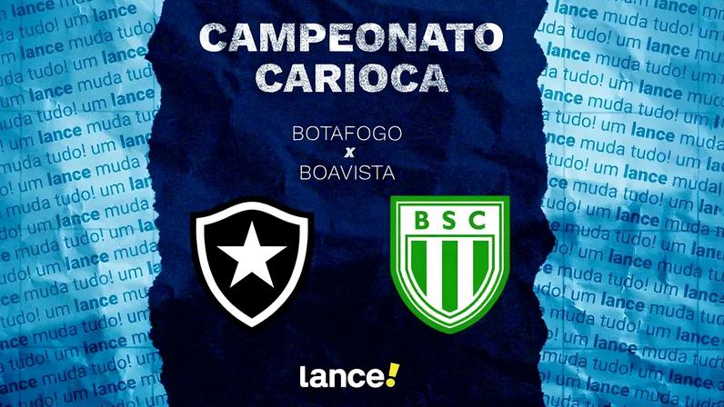 Botafogo x Boavista pela Taça Rio (Foto: Arte/Lance!)