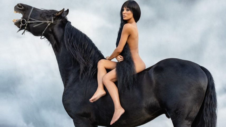 Bianca Censori posed for photographer Katy Grannan in her first-ever Vanity Fair feature, published Friday.