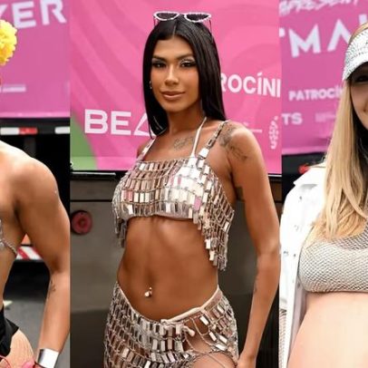 Bloco da Favorita reúne Pocah e Kéfera em baile funk a céu aberto