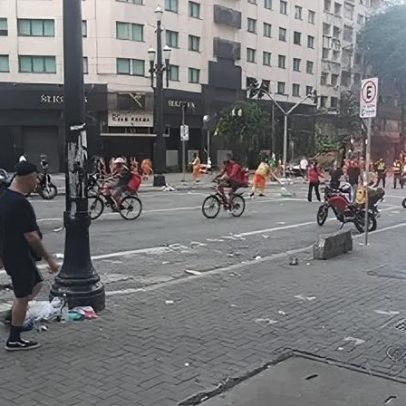 Blocos são dispersados no centro de São Paulo e no Ibirapuera