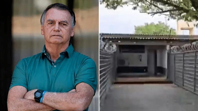 Bolsonaro está detido na Papudinha