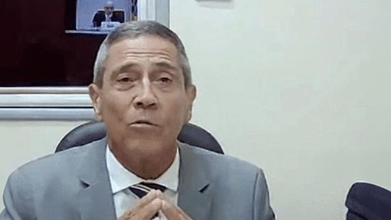 Braga Netto em interrogatório do STF