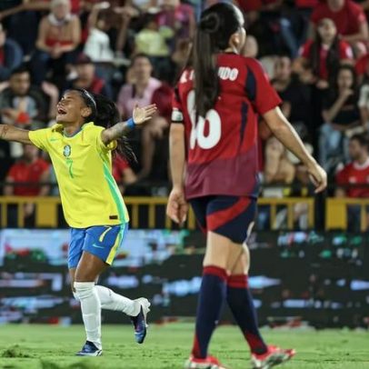 Tainá Maranhão marca o primeiro gol pela seleção feminina