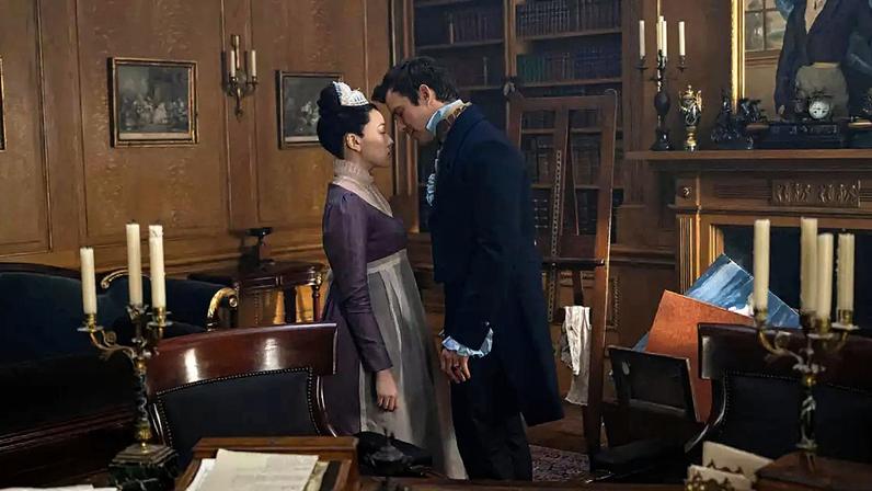 Benedict e Sophie na quarta temporada de Bridgerton