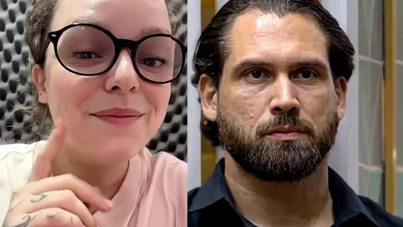 Flora Paulita é dubladora de Lady Whistledown em 'Bridgerton' — Foto: Reprodução/Instagram e TV Globo