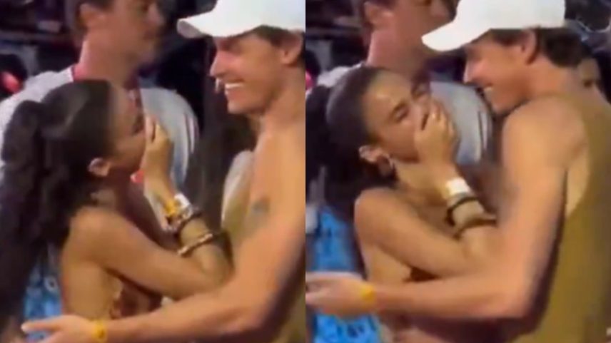 Bruna Marqueine viralizam em trio de Ivete Sangalo em Salvador