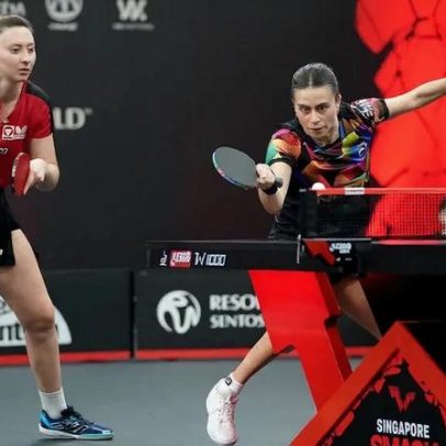 Bruna Takahashi encerra duplas femininas no Grand Smash de Singapura