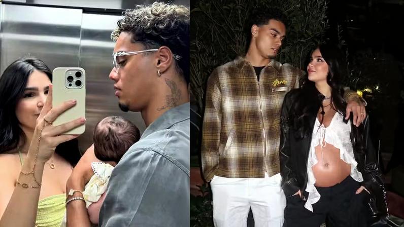 Giovanna Buscacio e João Mendes são pais de Teresa — Foto: Reprodução/Instagram