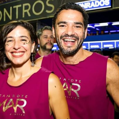 Caio Blat faz primeira aparição pública com nova namorada