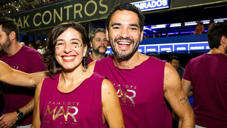 Caio Blat e Fabiana Comparato — Foto: Dilson Silva/Agnews