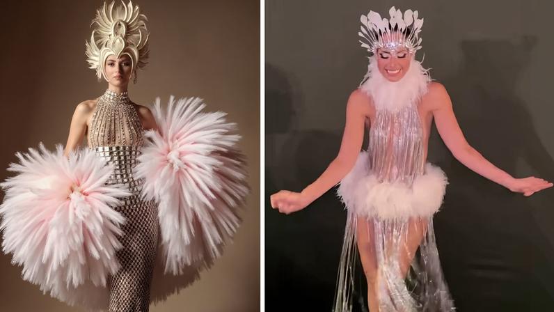 Camila Pitanga no Baile do Copa — Foto: Reprodução/Instagram