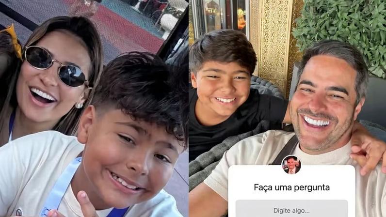 Filho de Simone responde caixinha de perguntas e diz que quer surfista — Foto: Reprodução/Instagram
