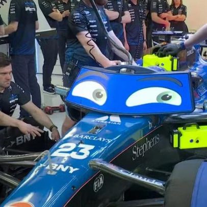 Williams usa monitor de pilotos e atrai atenção no Bahrein